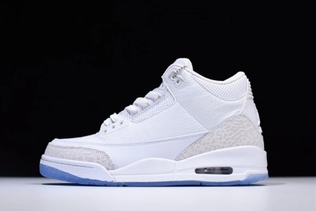 EyeCatching Air Jordan 3 Retro Triple White 136064-111 428