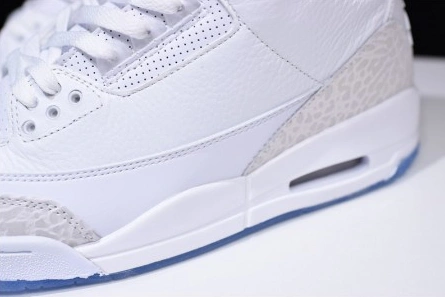 EyeCatching Air Jordan 3 Retro Triple White 136064-111 428