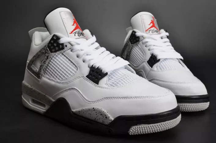 Air Jordan 4 OG “White Cement”  840606-192 EyeCatching 542