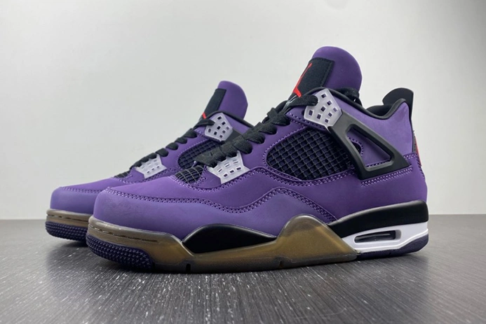 DailyWear Air Jordan 4 Retro purple dynasty TRAVIS SCOTT 766302 526