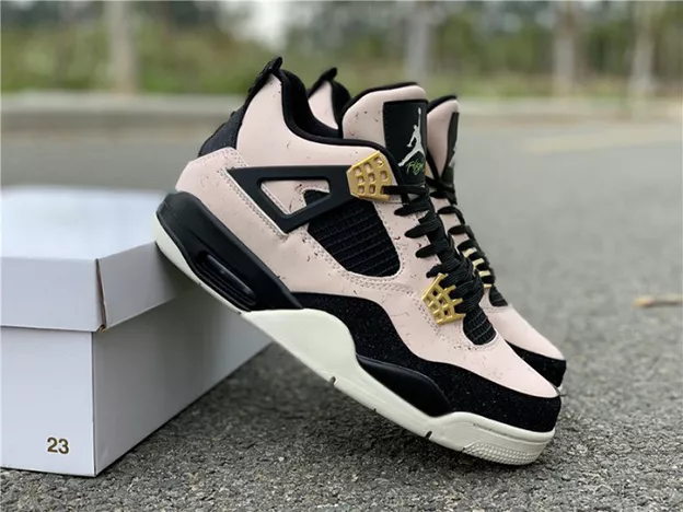 Soft Air Jordan 4 WMNS 'Silt Red Black Phantom Volt' AQ9129-601 536