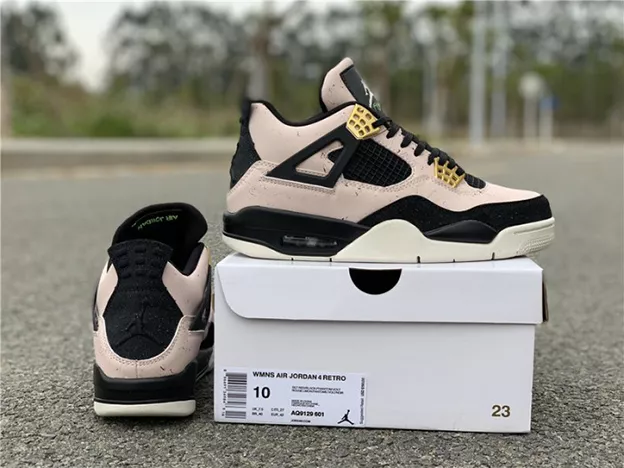 Soft Air Jordan 4 WMNS 'Silt Red Black Phantom Volt' AQ9129-601 536