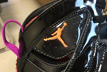 Air Jordan 7 WMNS Black Patent Leather 313358-006 Minimalist 635