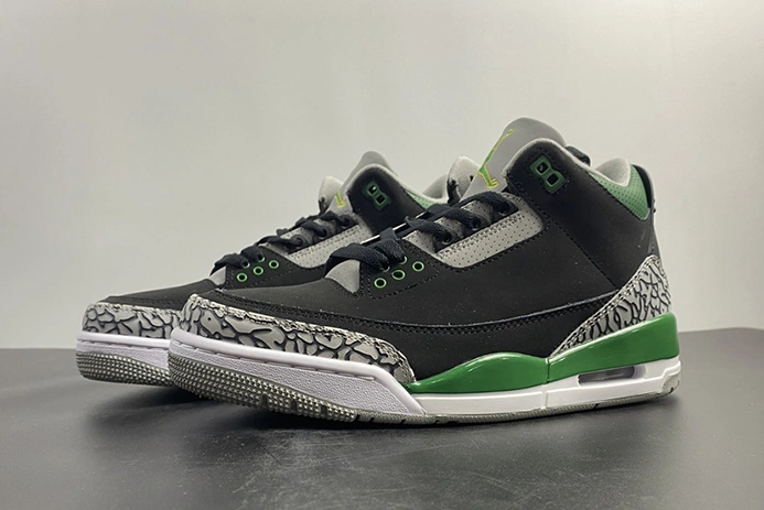 Sleek Air Jordan Retro 3 Pine Green CT8532-030 403