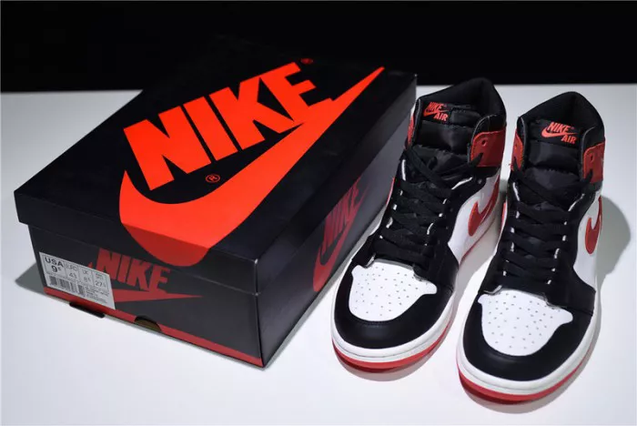 4091 Air Jordan 1 Retro Track Red 555088 - Bright 296