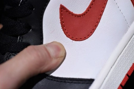 4091 Air Jordan 1 Retro Track Red 555088 - Bright 296