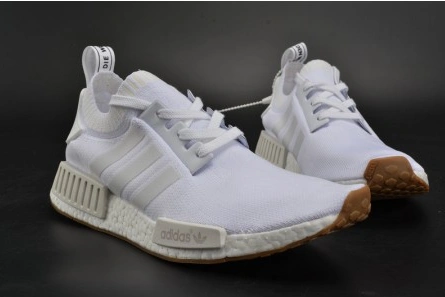 4128 ADIDAS NMD R1 "Gum Pack"  PRIMEKNIT WHITE  MENS BY BestValue 1838
