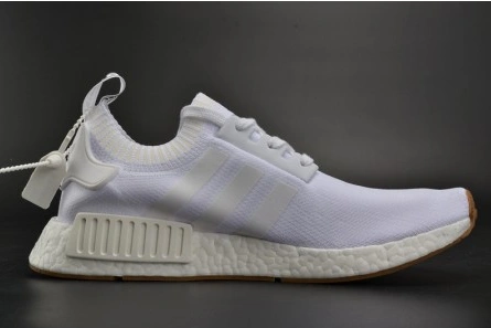 4128 ADIDAS NMD R1 "Gum Pack"  PRIMEKNIT WHITE  MENS BY BestValue 1838
