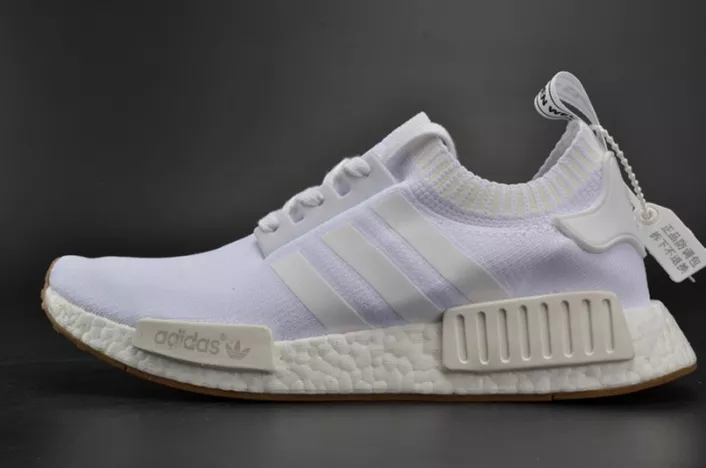 4128 ADIDAS NMD R1 "Gum Pack"  PRIMEKNIT WHITE  MENS BY BestValue 1838