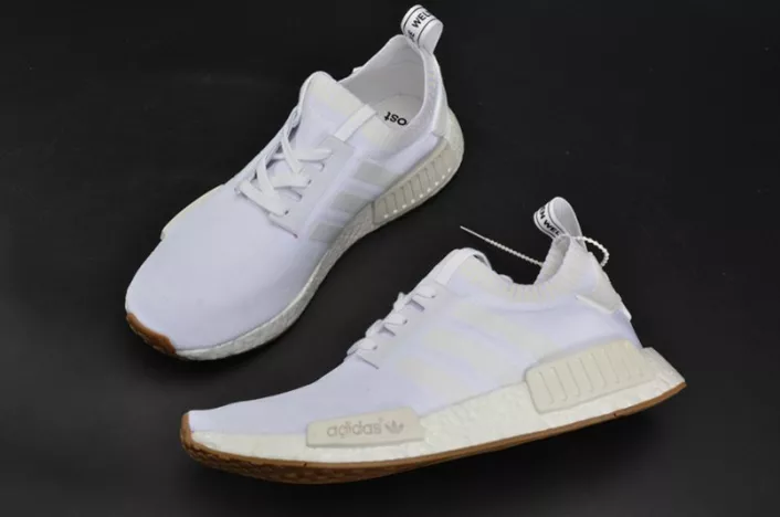 4128 ADIDAS NMD R1 "Gum Pack"  PRIMEKNIT WHITE  MENS BY BestValue 1838