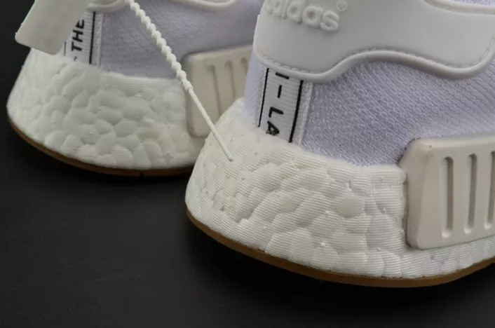 4128 ADIDAS NMD R1 "Gum Pack"  PRIMEKNIT WHITE  MENS BY BestValue 1838