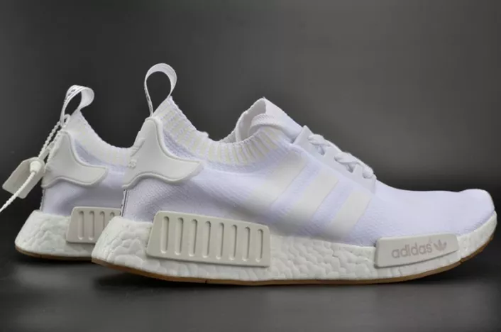 4128 ADIDAS NMD R1 "Gum Pack"  PRIMEKNIT WHITE  MENS BY BestValue 1838