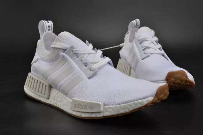 4128 ADIDAS NMD R1 "Gum Pack"  PRIMEKNIT WHITE  MENS BY BestValue 1838