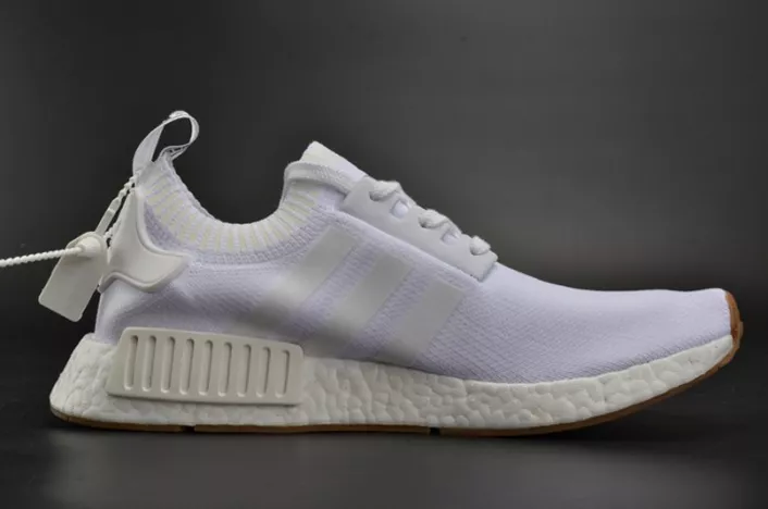 4128 ADIDAS NMD R1 "Gum Pack"  PRIMEKNIT WHITE  MENS BY BestValue 1838