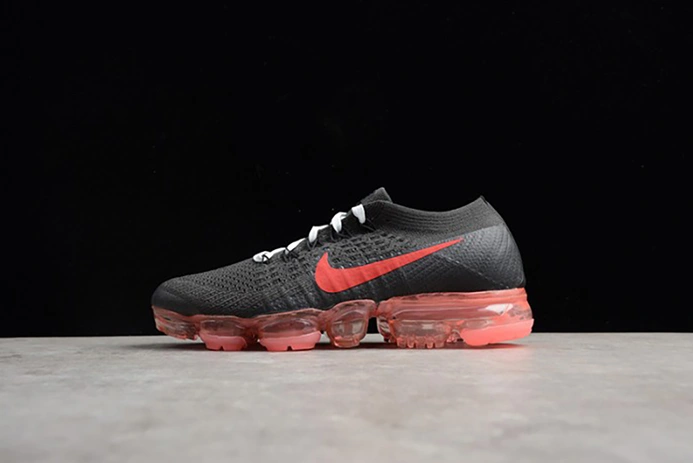 6109 NikeLab Air VaporMax Flyknit Black Big Red womens AA3859- StreetReady 1483