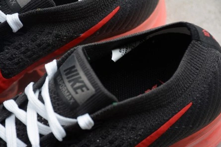 6109 NikeLab Air VaporMax Flyknit Black Big Red womens AA3859- StreetReady 1483