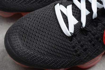 6109 NikeLab Air VaporMax Flyknit Black Big Red womens AA3859- StreetReady 1483