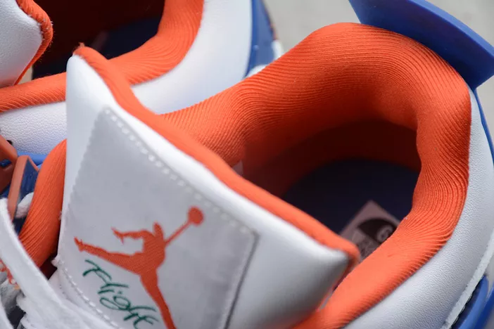 GoAnywhere 6606 Air Jordan 4 White Bright Crimson-Royal Blue 308497- 538