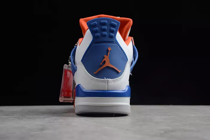 GoAnywhere 6606 Air Jordan 4 White Bright Crimson-Royal Blue 308497- 538