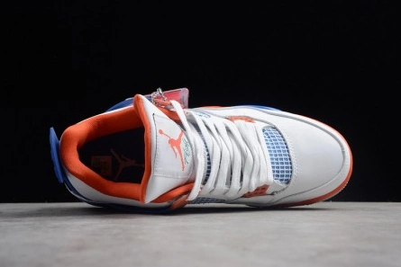 GoAnywhere 6606 Air Jordan 4 White Bright Crimson-Royal Blue 308497- 538
