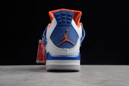 GoAnywhere 6606 Air Jordan 4 White Bright Crimson-Royal Blue 308497- 538