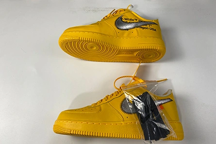 7810 Off-White x Nike Air Force 1 “University Gold” DD1876- GoodFit 1186