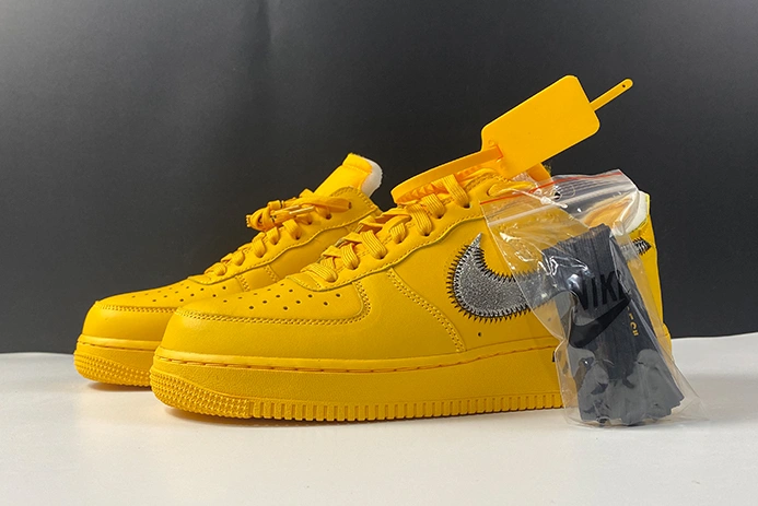 7810 Off-White x Nike Air Force 1 “University Gold” DD1876- GoodFit 1186