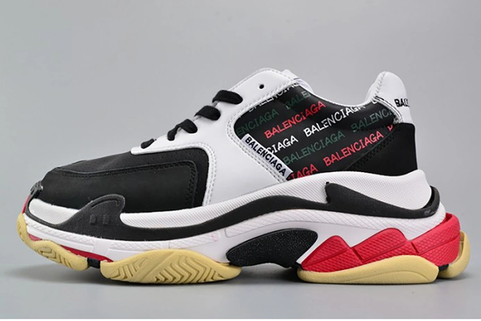 BALENCIAGA BLACK AND WHITE 17FW TRIPLE S 483560-W06E1-1011 Bright 2066