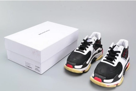 BALENCIAGA BLACK AND WHITE 17FW TRIPLE S 483560-W06E1-1011 Bright 2066