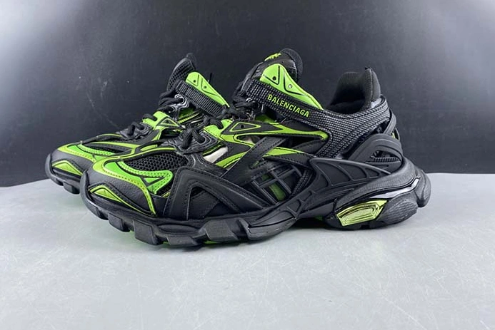 StreetReady BALENCIAGA SNEAKER TESS.S.GOMMA 4.0 GREEN BLACK 570391 W2GN7 2013 2019