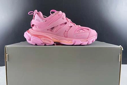 Bold BALENCIAGA SNEAKER UNI-MATTE FULL COLOR NOT WASH PINK  542436 W2LA1 5842 1996