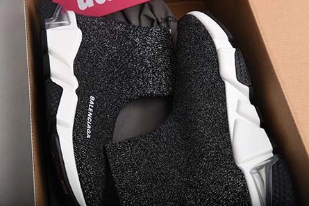 BALENCIAGA SPEED TRAINER BLACK SHINE 6278 Vibrant 2061