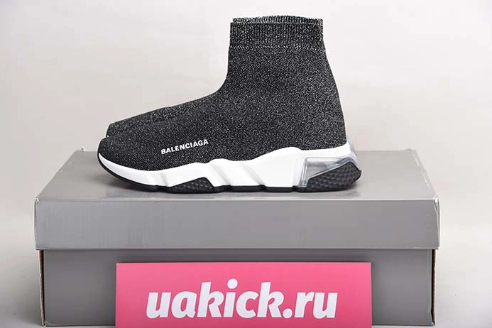 BALENCIAGA SPEED TRAINER BLACK SHINE 6278 Vibrant 2061
