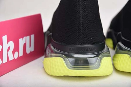 HighQuality BALENCIAGA SPEED TRAINER YELLOW BLACK 6279 2055