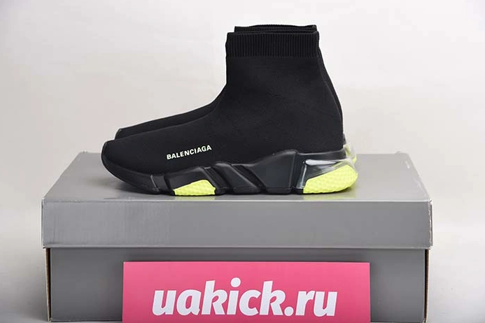 HighQuality BALENCIAGA SPEED TRAINER YELLOW BLACK 6279 2055