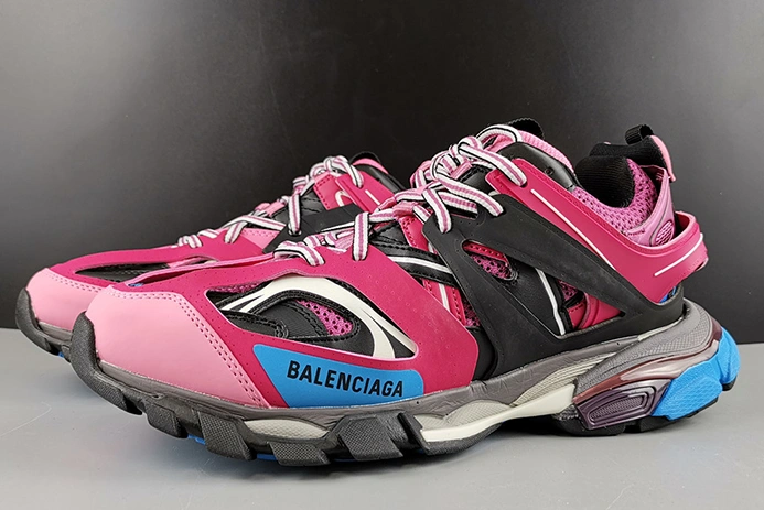 Bold BALENCIAGA TRACK PINK BLUE 542436 W1GB8 5482 2078