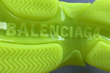BALENCIAGA TRIPLE S CLEAR SOLE L.FREE DOU.FOAM NOT WASHED SO FLUO YELLOW 541624 W2FF1 5842 WellDesigned 2056
