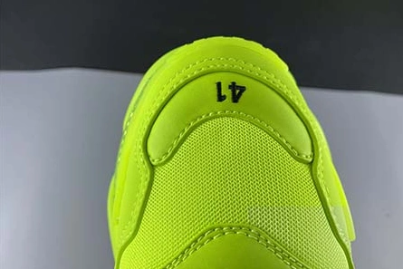 BALENCIAGA TRIPLE S CLEAR SOLE L.FREE DOU.FOAM NOT WASHED SO FLUO YELLOW 541624 W2FF1 5842 WellDesigned 2056