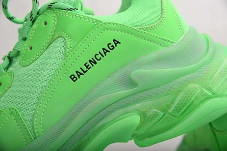 Soft BALENCIAGA TRIPLE S NEON GREEN - 541624 W09OL 3801 2104