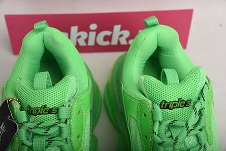 Soft BALENCIAGA TRIPLE S NEON GREEN - 541624 W09OL 3801 2104