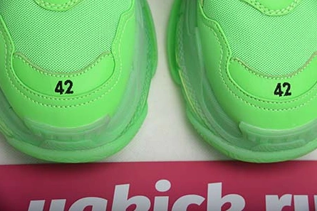 Soft BALENCIAGA TRIPLE S NEON GREEN - 541624 W09OL 3801 2104