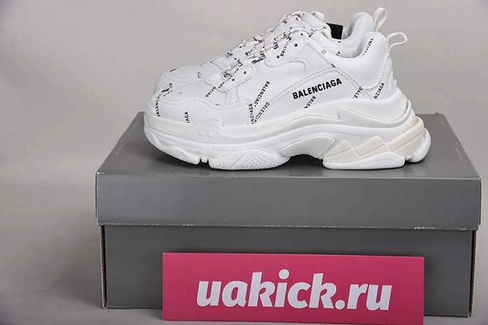 Resilient BALENCIAGA TRIPLE S TRAINERS WHITE LETTERS 541624 W09O1 8013 2048