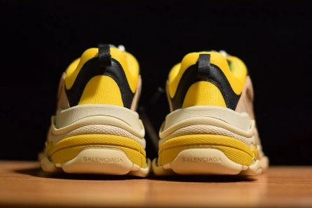 SportInspired BALENCIAGA TRIPLE S W06E1-1000 BEIGE GREEN-YELLOW 2087