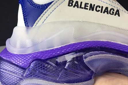 Vibrant BALENCIAGE TRIPLE TRAINER 'PURPLE' 544351 W09E1 1322 2027