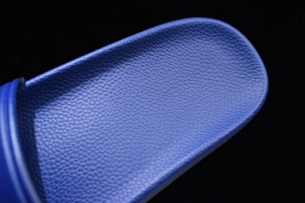 Affordable Balenciaga Logo leather slip-on sandals blue 500578 WAM00 4045 2112