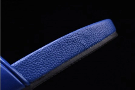 Affordable Balenciaga Logo leather slip-on sandals blue 500578 WAM00 4045 2112