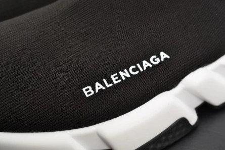 Balenciaga Stretch Mesh High Top Sneaker Black White 454485 W05G0 Comfortable 2077