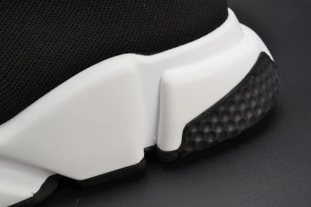 Balenciaga Stretch Mesh High Top Sneaker Black White 454485 W05G0 Comfortable 2077