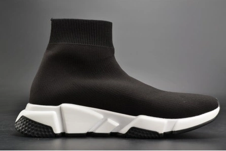 Balenciaga Stretch Mesh High Top Sneaker Black White 454485 W05G0 Comfortable 2077