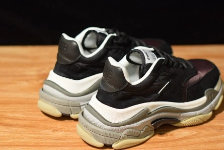 Balenciaga Triple S Black Burgundy 514008 W09S1 1058 Timeless 1798